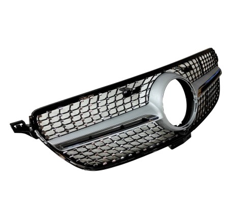 Front Grill Mercedes GLE Coupe C292 (2015-2018) GLE W166 SUV (2015-2018) Look Diamond Camera Chromed
