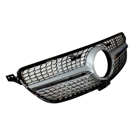 Griglia Mercedes GLE Coupe C292 (2015-2018) GLE W166 SUV (2015-2018), Look Diamond Fotocamera Chromed