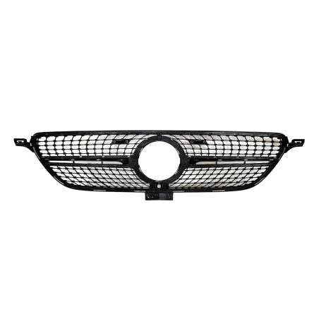 Front Grill Mercedes GLE Coupe C292 (2015-2018) GLE W166 SUV (2015-2018) Look Diamond Camera Chromed