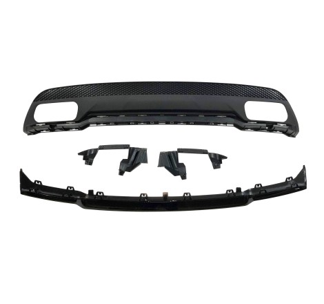 Rear Diffuser Mercedes W176 2012-2018 Look A45 ABS