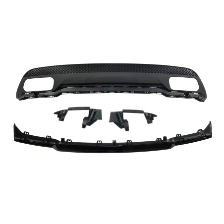Rear Diffuser Mercedes W176 2012-2018 Look A45 ABS