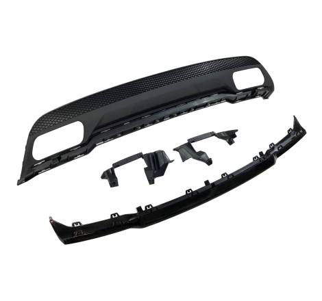 Rear Diffuser Mercedes W176 2012-2018 Look A45 ABS