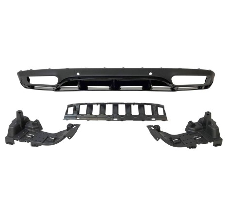 Rear Diffuser Mercedes W205 2014-2018 Coupe AMG Look C63 ABS