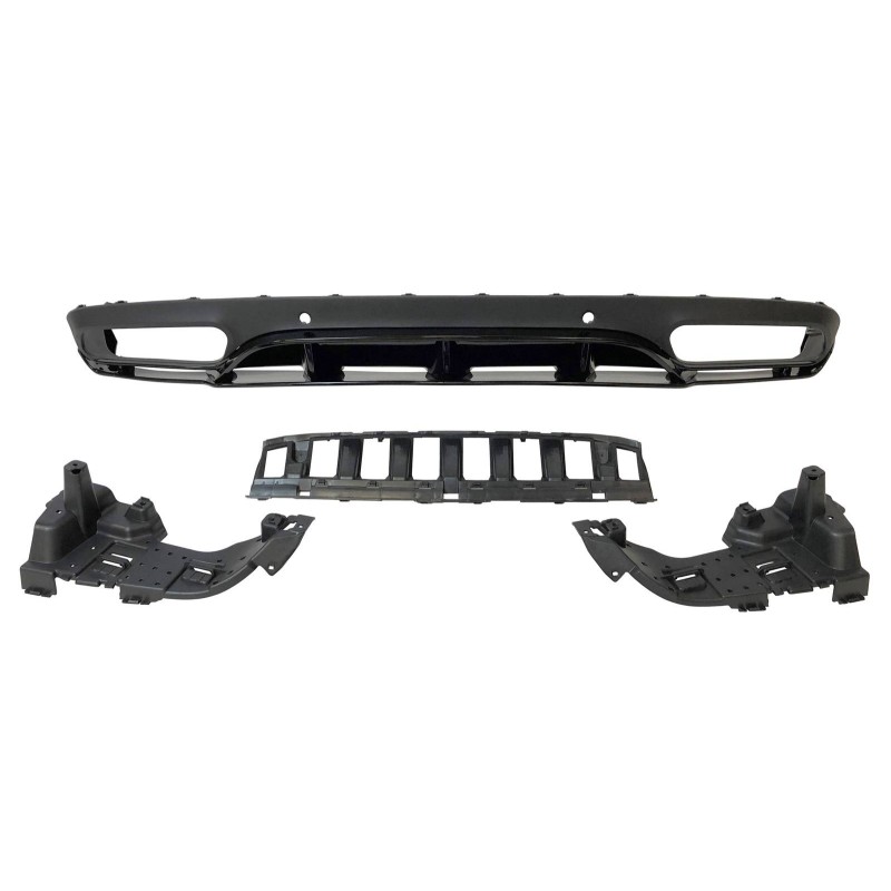 Rear Diffuser Mercedes W205 2014-2018 Coupe AMG Look C63 ABS