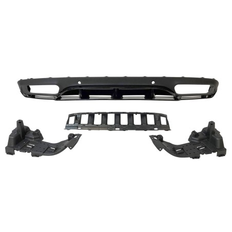 Rear Diffuser Mercedes W205 2014-2018 Coupe AMG Look C63 ABS
