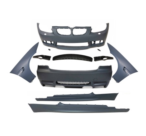 Body Kit BMW E92 06-09 Look M3 2 Exhaust Fenders