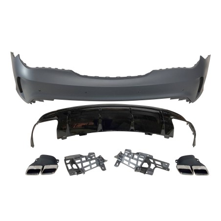 HECKSTOßSTANGE HECKSCHÜRZE MERCEDES W117 2013-2018 LCI 4P / SW Look AMG A45