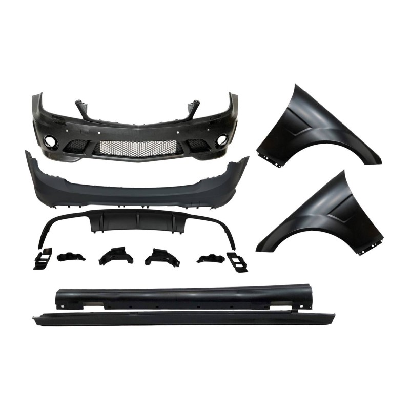 Kit De Carrosserie Mercedes W204 SW 07-10 Look C63 ABS