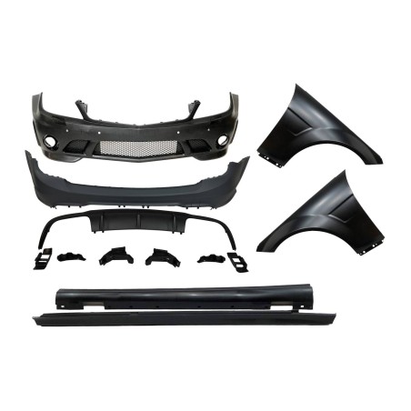Kit De Carrosserie Mercedes W204 SW 07-10 Look C63 ABS