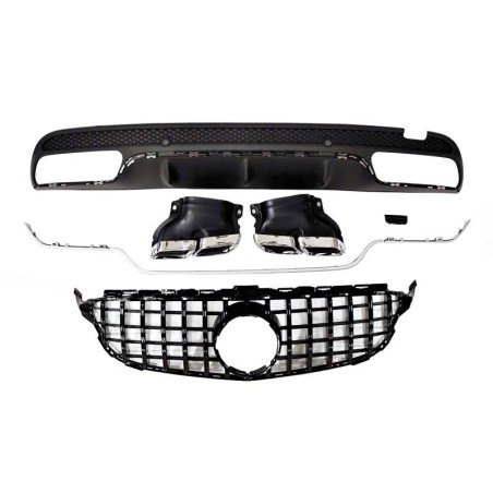 Kit De Carrocería Mercedes W205 2014-2018 4P / SW AMG Look C63