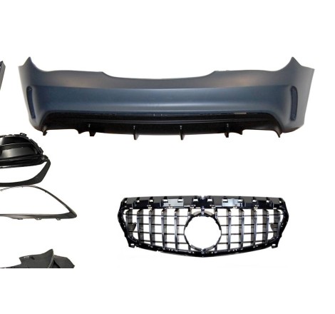 Kit De Carrosserie Mercedes W117 13-16 4P / SW LCI Look AMG A45 Calandre