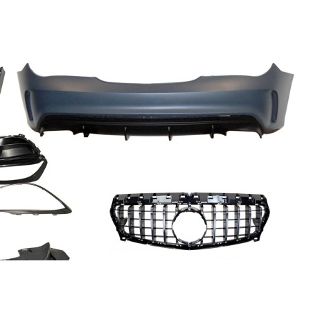 Kit De Carrosserie Mercedes W117 13-16 4P / SW LCI Look AMG A45 Calandre