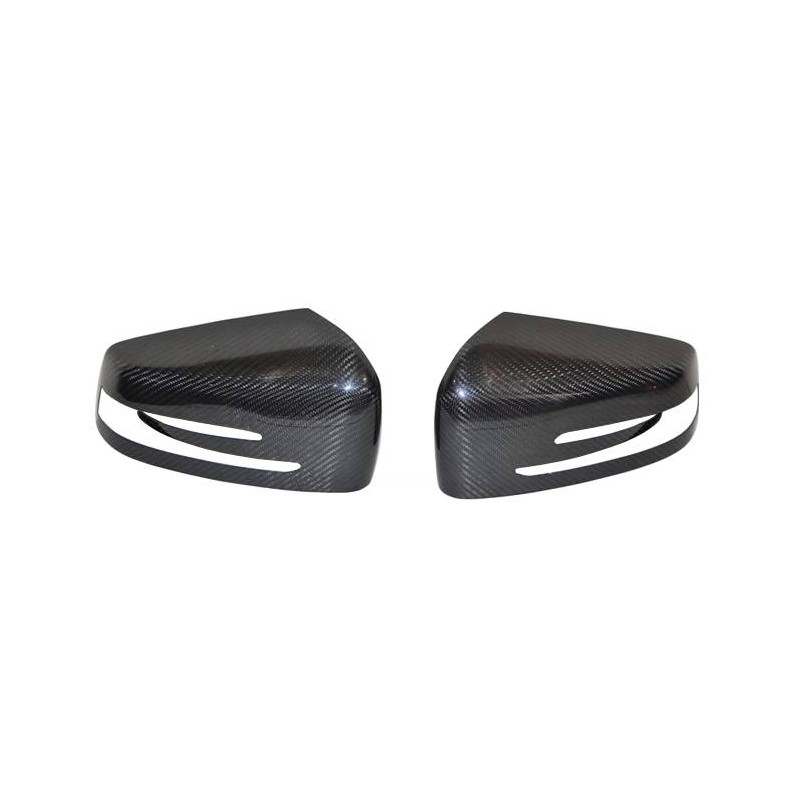 CARBON FIBRE MIRROR COVERS MERCEDES W204/W212 / W218 / W221 /CLASS A/B/C/E/GLK/CLS