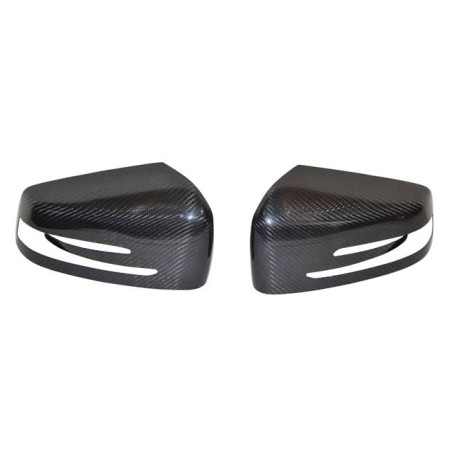 CARBON FIBRE MIRROR COVERS MERCEDES W204/W212 / W218 / W221 /CLASS A/B/C/E/GLK/CLS