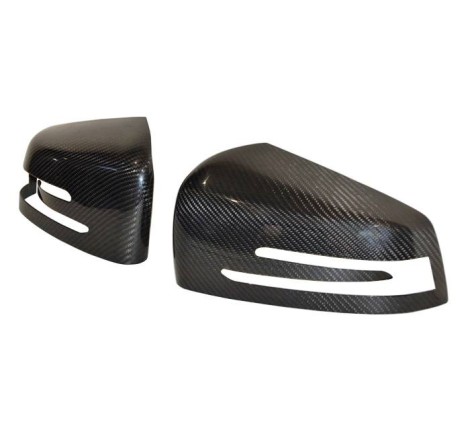 CARBON FIBRE MIRROR COVERS MERCEDES W204/W212 / W218 / W221 /CLASS A/B/C/E/GLK/CLS