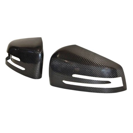 CARBON FIBRE MIRROR COVERS MERCEDES W204/W212 / W218 / W221 /CLASS A/B/C/E/GLK/CLS