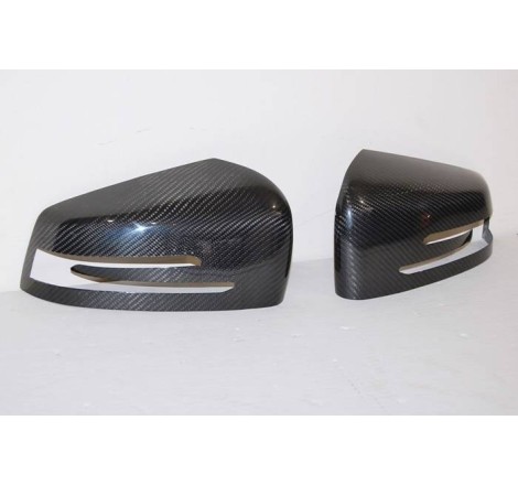 CARBON FIBRE MIRROR COVERS MERCEDES W204/W212 / W218 / W221 /CLASS A/B/C/E/GLK/CLS