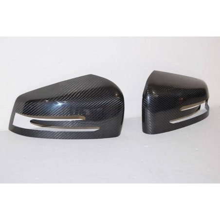 CARBON FIBRE MIRROR COVERS MERCEDES W204/W212 / W218 / W221 /CLASS A/B/C/E/GLK/CLS