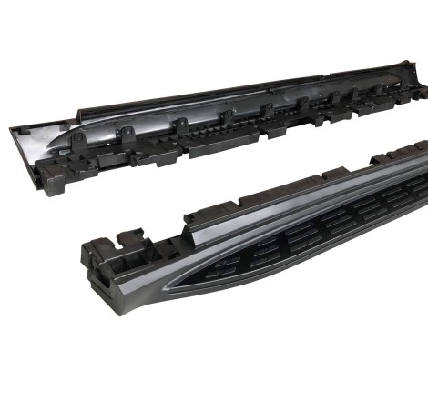 TRITTBRETTER SCHWELLER SEITENBRETTER Side steps Mercedes C167 GLE Coupe 2020+ Black