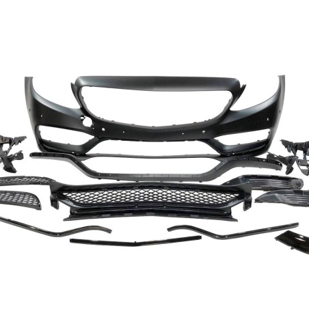 FRONTSTOßSTANGE FRONTSCHÜRZE MERCEDES W205 2014-2018 Coupe / 4P / SW look AMG C63