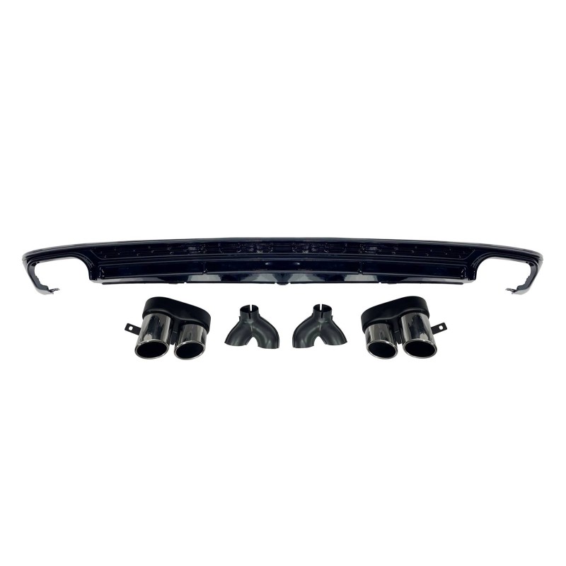 Rear Diffuser Audi A6 / A6 Avant C8 Look S6