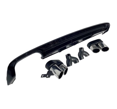 Rear Diffuser Audi A6 / A6 Avant C8 Look S6