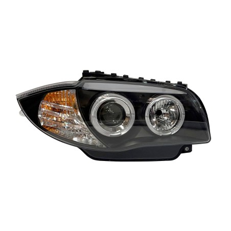 Set Of Headlamps Angel Eyes BMW E87/E81/E88/E82 04-11 Black