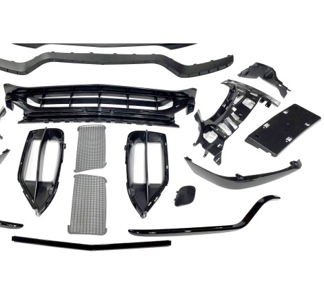 FRONTSTOßSTANGE FRONTSCHÜRZE MERCEDES W205 2014-2018 Coupe / 4P / SW look AMG C63