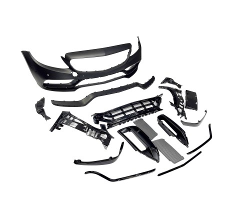 FRONTSTOßSTANGE FRONTSCHÜRZE MERCEDES W205 2014-2018 Coupe / 4P / SW look AMG C63