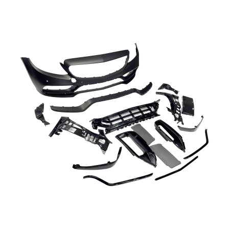 FRONTSTOßSTANGE FRONTSCHÜRZE MERCEDES W205 2014-2018 Coupe / 4P / SW look AMG C63