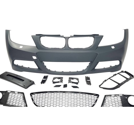 PARE-CHOC AVANT BMW E90 09-12 LOOK  M-TECH LCI ABS