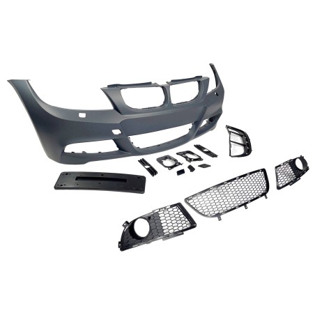 PARE-CHOC AVANT BMW E90 09-12 LOOK  M-TECH LCI ABS