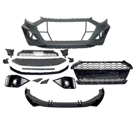 FRONT STOßSTANGE FÜR Audi A4 2020+ Look RS4 Front spoiler
