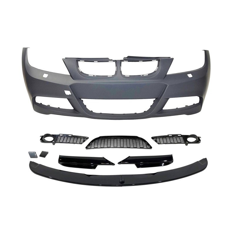 Front Bumper BMW E90 / E91 2005-2008 M-Tech Type Washer Front spoiler