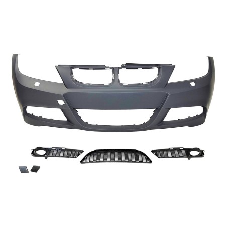 Paragolpes Delantero BMW E90 / E91 05-08 Look M-Tech Spoiler Lavafaros ABS