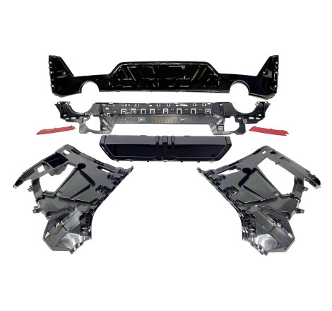 HECKSTOßSTANGE HECKSCHÜRZE BMW G20 LCI 2023+ look M-Performance Glossy Black