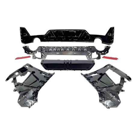 HECKSTOßSTANGE HECKSCHÜRZE BMW G20 LCI 2023+ look M-Performance Glossy Black