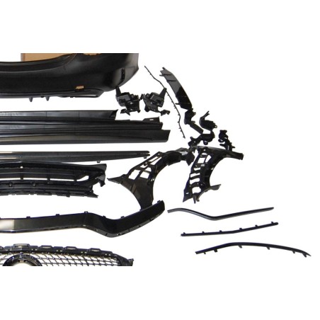 STOßSTANGENSET BODYKIT Mercedes W205 4d 2014-2021 Look C63 2019