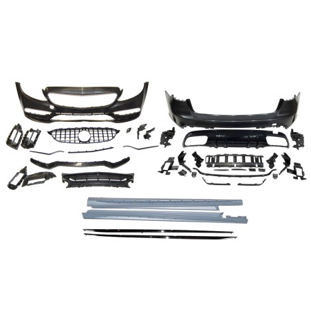STOßSTANGENSET BODYKIT Mercedes W205 SW 2014-2021 Look C63 2019