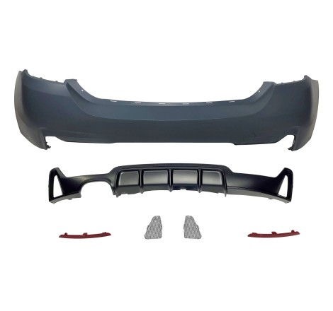 Pare-Choc Arrière BMW F32 / F33 / F36 Look M Performance 1 Sortie double