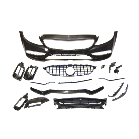 FRONTSTOßSTANGE FRONTSCHÜRZE MERCEDES W205 2019+ Coupe / 4P / SW look C63 New