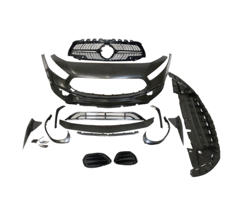 FRONTSTOßSTANGE FRONTSCHÜRZE Mercedes W177 / V177 Look A45 S Diamond II