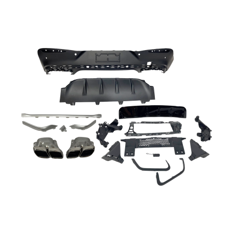 Rear Diffuser Mercedes X254 GLC 2023+ Coupe look AMG GLC63