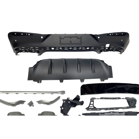 Rear Diffuser Mercedes X254 GLC 2023+ Coupe look AMG GLC63