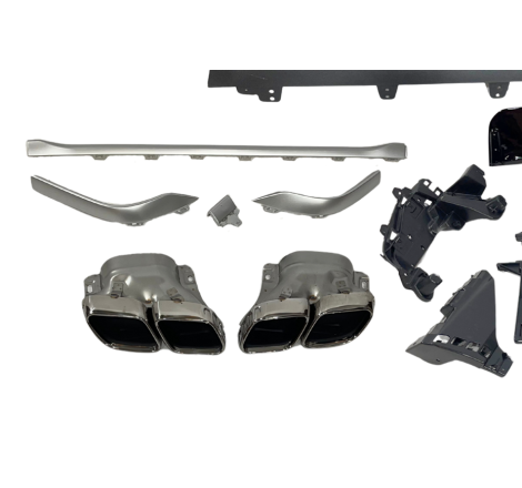 Rear Diffuser Mercedes X254 GLC 2023+ Coupe look AMG GLC63