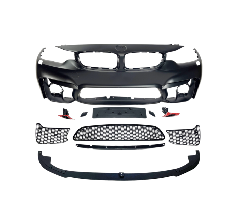 Pare-Choc Avant BMW F32 F33 F36 Look M4 Déflecteur Avant