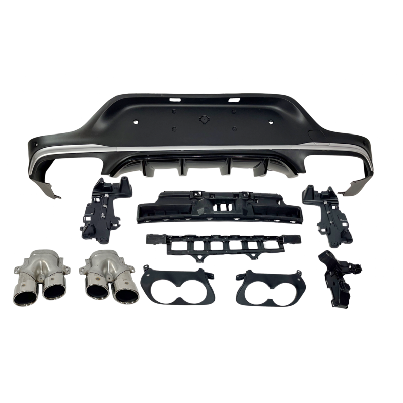 HECKANSATZ HECKSPOILER DIFFUSOR Mercedes GLC X253 COUPE 2020+ Look GLC43