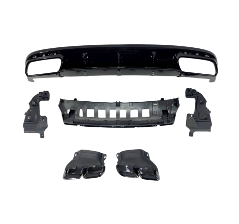 Rear Diffuser Mercedes C217 Coupe 2014-2020 Look Facelift S63