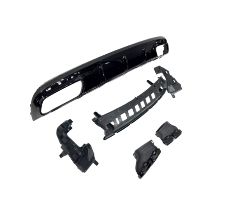 HECKANSATZ HECKSPOILER DIFFUSOR Mercedes C217 Coupe 2014-2020 Look Facelift S63