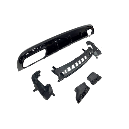 HECKANSATZ HECKSPOILER DIFFUSOR Mercedes C217 Coupe 2014-2020 Look Facelift S63